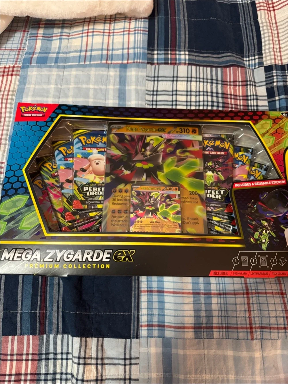 Pokemon Mega Zygarde ex Premium Collection - New Sealed Perfect Order Packs